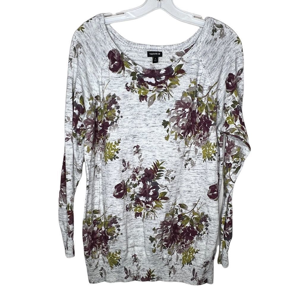 Torrid Floral Sweater